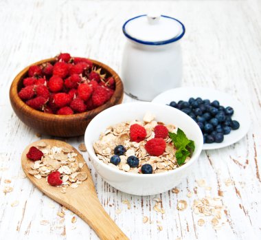 taze çilek ile Kahvaltı