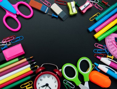 okul malzemeleri kenarlık