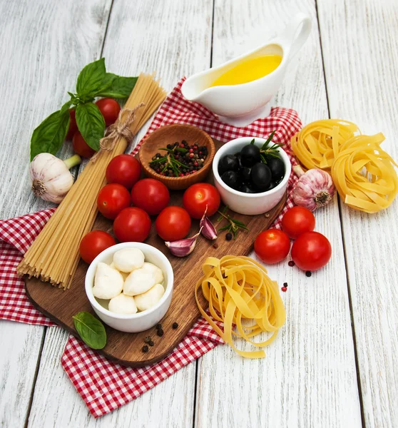 Ingredienti alimentari italiani — Foto Stock