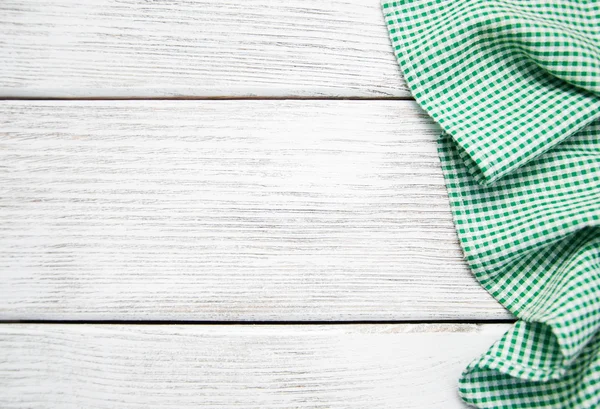 Napkin on the wooden background — Stock Photo, Image