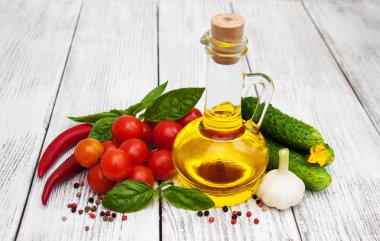 Zeytinyağlı taze sebze