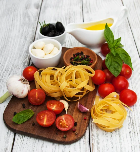 Ingredientes alimenticios italianos — Foto de Stock