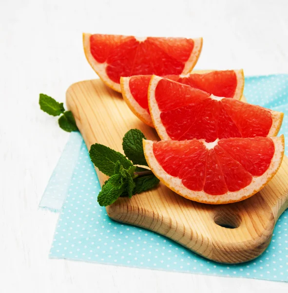 Grapefruit met munt — Stockfoto
