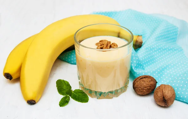 Banana smoothie — Stock Photo, Image