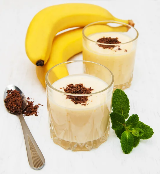 Banana smoothie — Stock Photo, Image