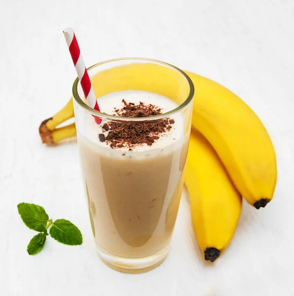 Banana smoothie Imagine de stoc