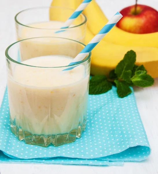 Bananen-Smoothie — Stockfoto