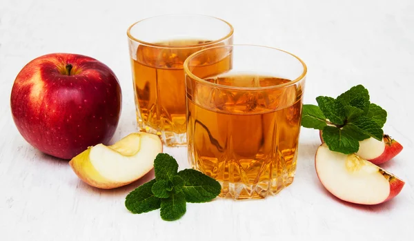 Jugo de manzana — Foto de Stock