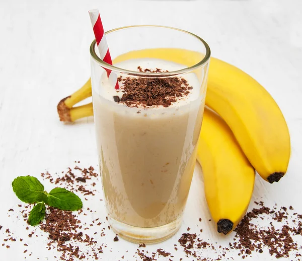 Banana smoothie — Stock Photo, Image