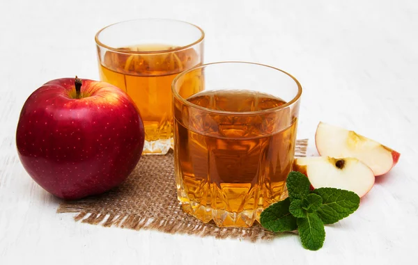 Jugo de manzana — Foto de Stock