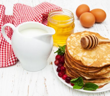 cranberries ile Pancakes