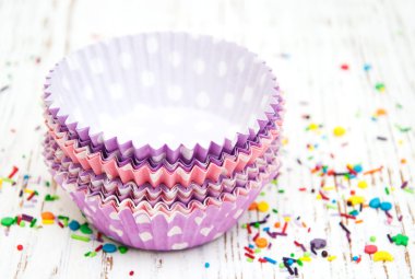 boş cupcake bardak