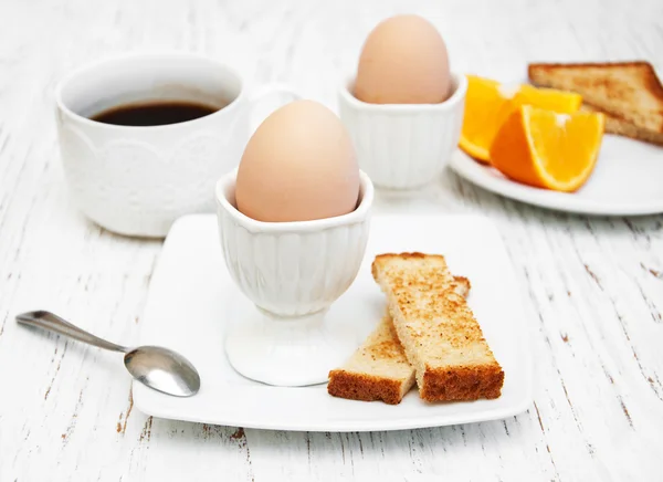 朝食のゆで卵 — ストック写真