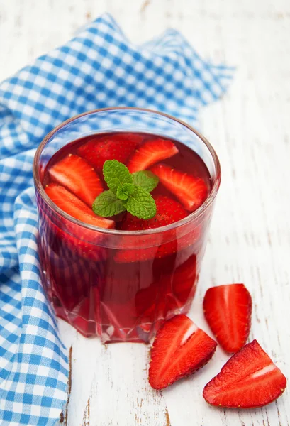 Sommer-Erdbeer-Drink — Stockfoto