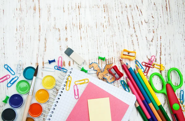 Schoolbenodigdheden — Stockfoto