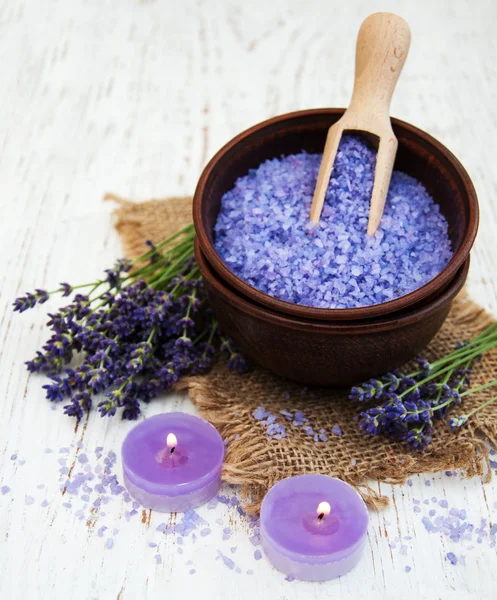 Lavendel spa - Stock-foto