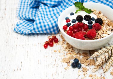 taze çilek ile Kahvaltı