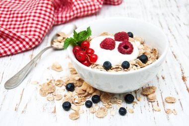 taze çilek ile Kahvaltı