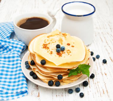 çilek ile Pancakes
