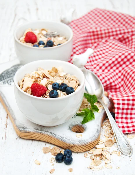 Desayuno con bayas frescas — Foto de Stock