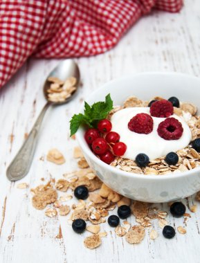 taze çilek ile Kahvaltı