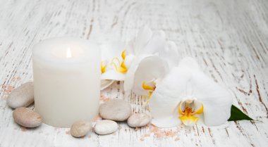 Mum, orcids ve taşlar