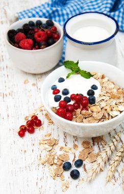 taze çilek ile Kahvaltı