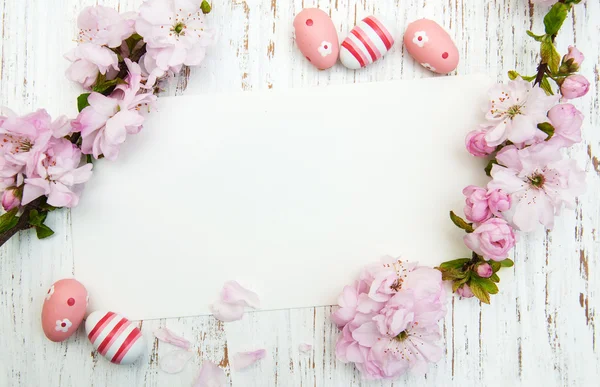 Tarjeta de felicitación de Pascua — Foto de Stock