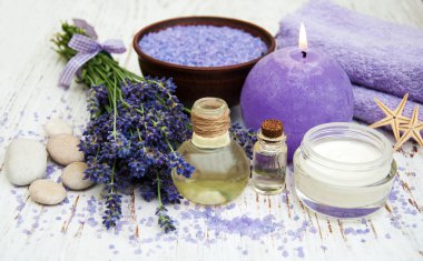 Lavanta, deniz tuzu ve mum