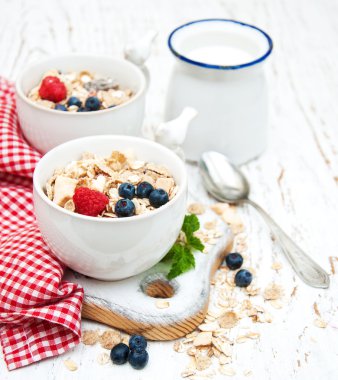 taze çilek ile Kahvaltı