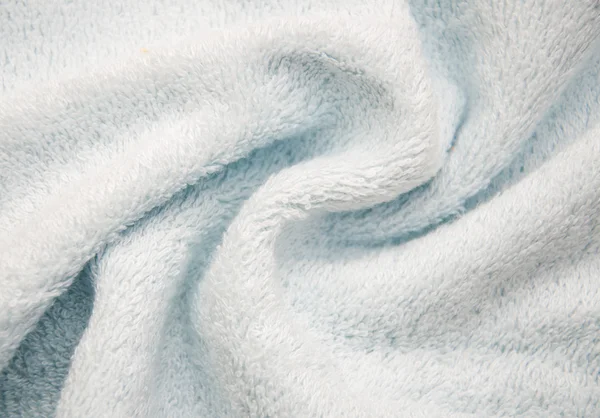 Handuk lembut mandi biru — Stok Foto