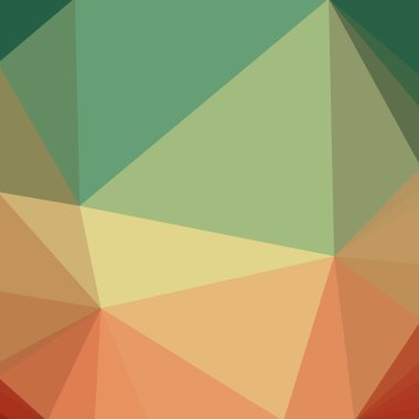 Soyut Yaratıcı kavram vektörü düşük poli üçgen arka plan.