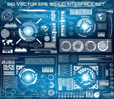 Abstract future, concept vector futuristic virtual graphic touch user interface HUD.