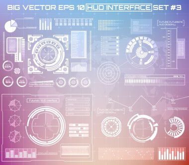 Abstract future, concept vector futuristic virtual graphic touch user interface HUD.