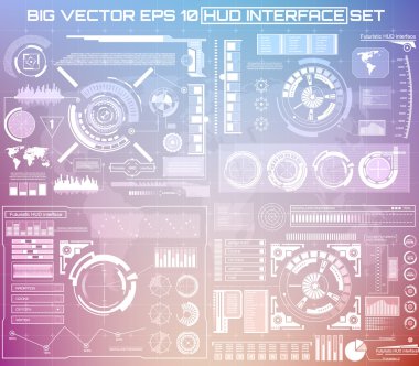 Abstract future, concept vector futuristic virtual graphic touch user interface HUD.