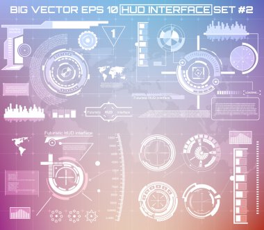 Abstract future, concept vector futuristic virtual graphic touch user interface HUD.