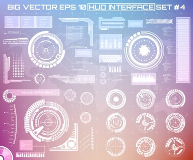 Abstract future, concept vector futuristic virtual graphic touch user interface HUD.
