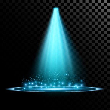 Creative concept Vector set of glow light effect stars bursts with sparkles isolated on black background. clipart
