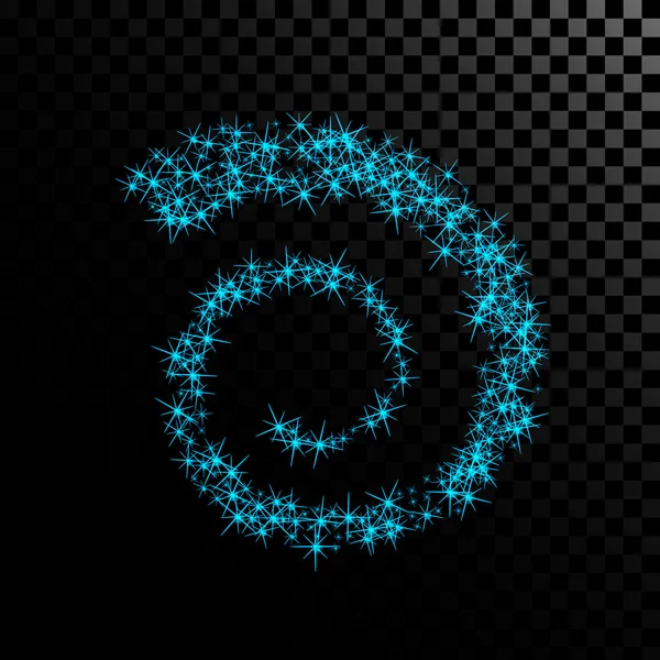 Kreatywna koncepcja Vector set of glow light effect stars bursts with iparkles isolated on black background. — Wektor stockowy