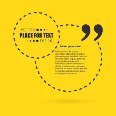 Soyut kavram vektör boş konuşma kare alıntı metin balonu. Web ve mobil app izole arka plan, illüstrasyon şablon tasarımı, yaratıcı sunu, iş Infographic sosyal medya için