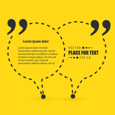 Soyut kavram vektör boş konuşma kare alıntı metin balonu. Web ve mobil app izole arka plan, illüstrasyon şablon tasarımı, yaratıcı sunu, iş Infographic sosyal medya için