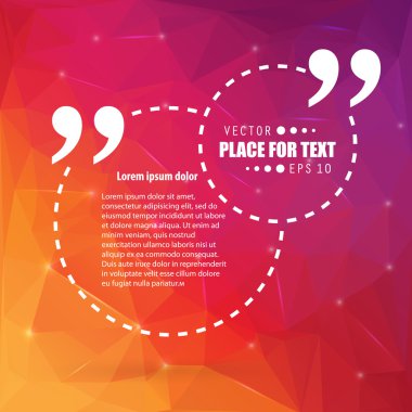 Soyut kavram vektör boş konuşma kare alıntı metin balonu. Web ve mobil app izole arka plan, illüstrasyon şablon tasarımı, yaratıcı sunu, iş Infographic sosyal medya için