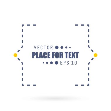 Soyut kavram vektör boş konuşma kare alıntı metin balonu. Web ve mobil app izole arka plan, illüstrasyon şablon tasarımı, yaratıcı sunu, iş Infographic sosyal medya için