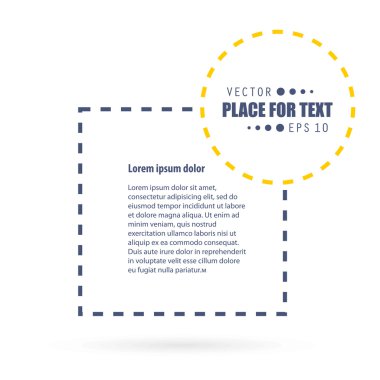 Soyut kavram vektör boş konuşma kare alıntı metin balonu. Web ve mobil app izole arka plan, illüstrasyon şablon tasarımı, yaratıcı sunu, iş Infographic sosyal medya için