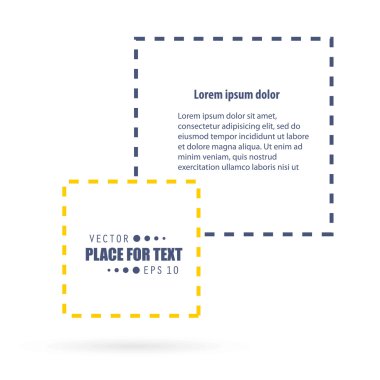 Soyut kavram vektör boş konuşma kare alıntı metin balonu. Web ve mobil app izole arka plan, illüstrasyon şablon tasarımı, yaratıcı sunu, iş Infographic sosyal medya için
