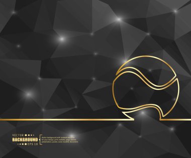 Yaratıcı vektör tenis topu. Resim illüstrasyon şablonu arka plan. Sunum, düzen, broşür, logo, sayfa, baskı, afiş, poster, kapak, kitapçık, iş infografik, duvar kağıdı, işaret, el ilanı için.