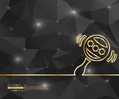 Yaratıcı vektör çıngırak. Resim illüstrasyon şablonu arka plan. Sunum, düzen, broşür, logo, sayfa, baskı, afiş, poster, kapak, kitapçık, iş infografik, duvar kağıdı, işaret, el ilanı için.