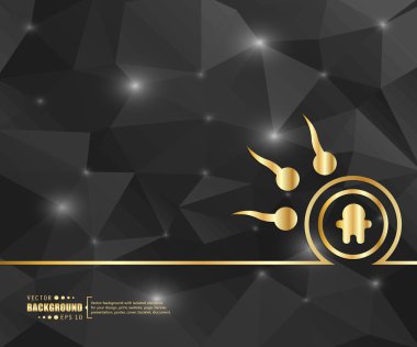 Yaratıcı vektör spermatozoons. Resim illüstrasyon şablonu arka plan. Sunum, düzen, broşür, logo, sayfa, baskı, afiş, poster, kapak, kitapçık, iş infografik, duvar kağıdı, işaret, el ilanı için