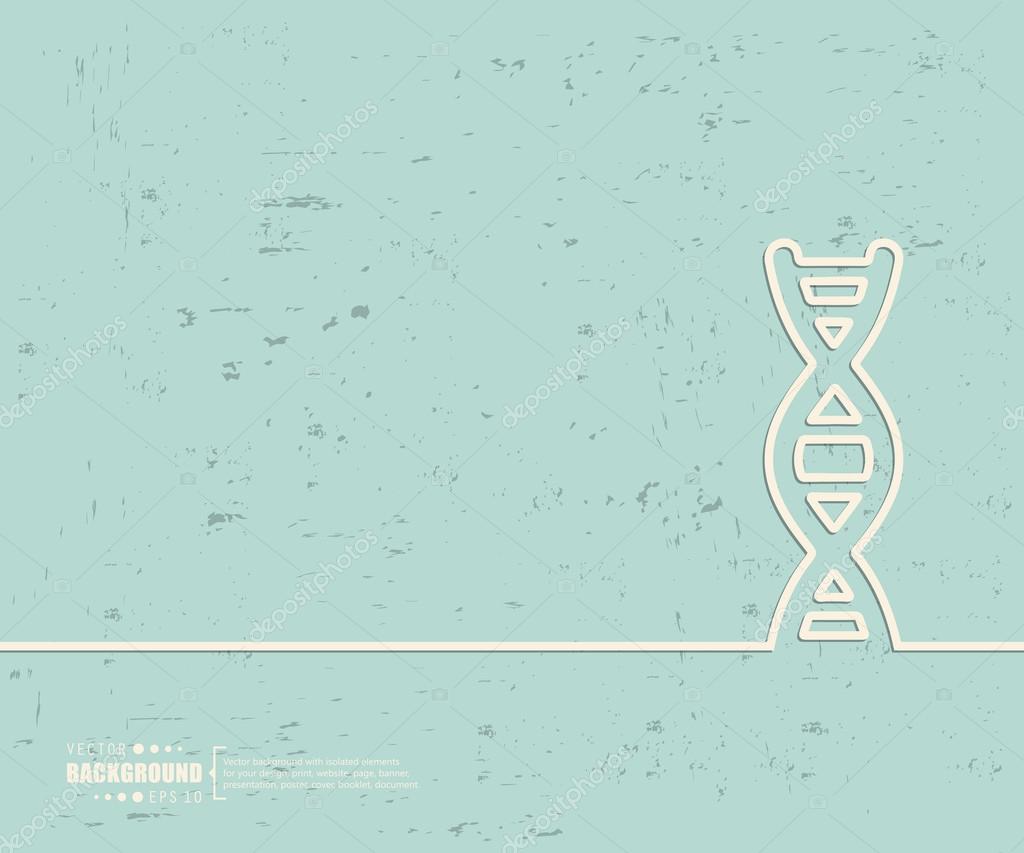 Creative vector DNA. Art illustration template background. For  presentation, layout, brochure, logo, page, print, banner, poster, cover,  booklet, business infographic, wallpaper, sign, flyer. Stock Vector by  ©MIKHAIL_GRACHIKOV 107177784
