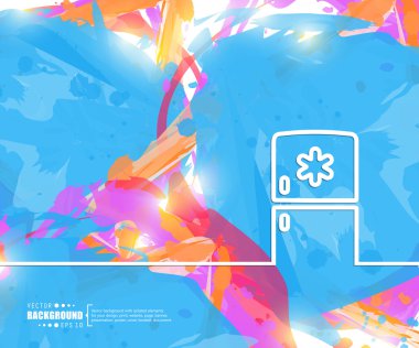 Creative vector fridge. Art illustration template background. For presentation, layout, brochure, logo, page, print, banner, poster, cover, booklet, business infographic, wallpaper, sign, flyer.